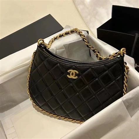 Túi Chanel Hobo Handbag Màu Đen AS5177 B18293 94305.